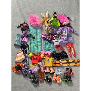 Rainbow High Doll Clothes Accessories Lot Skis Skates Boots Outfits Mixed Pieces